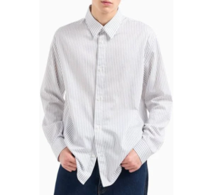 Men Striped Loose Fit Shirt For Men