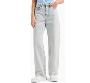J38 Relaxed Fit Classic Denim Jeans For Women