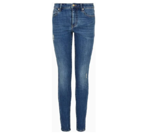 mid-rise skinny jeans – women